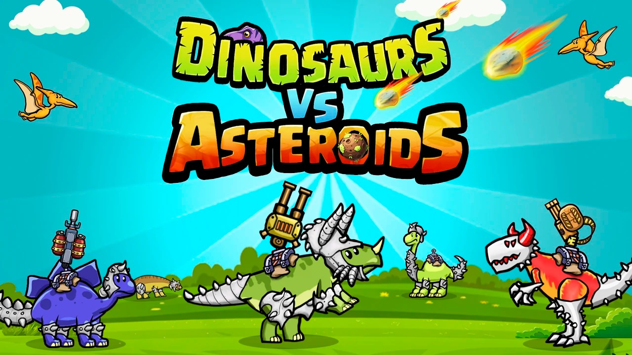 Dinosaurs vs Asteroids Cover